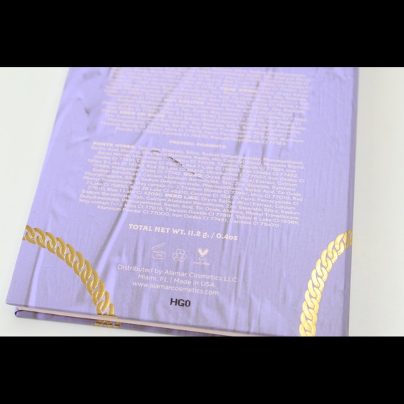 Alamar Cosmetics | 8 Pan Spanglish Pressed Pigment Palette use wet/dry - Picture 3 of 9